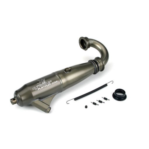 1/8 053 Mid-Range Inline Exhaust Sys:Hard Anodized
