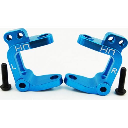 Aluminum Caster Blocks (Blue): ECX 2wd