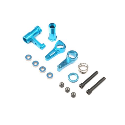 Steering w/Servo Saver, Aluminum: 1:10 4WD ALL - ECX331009