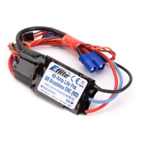 40-Amp Lite Pro Switch-Mode BEC Brushless ESC (V2)