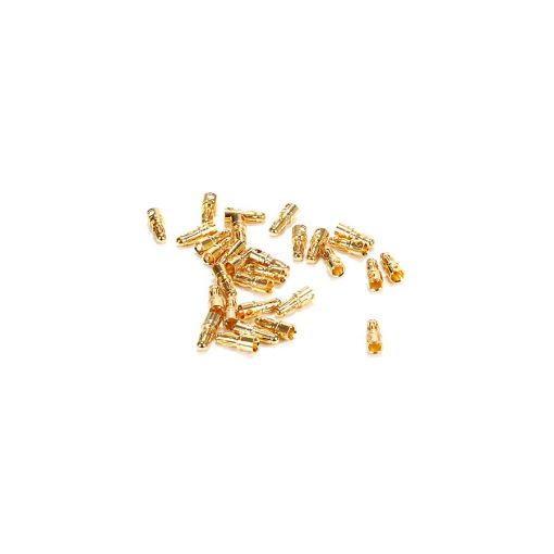 Gold Bullet Connector, Male, 3.5mm (30)