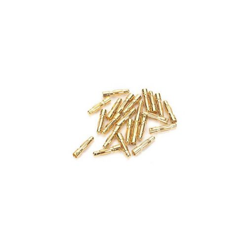 Gold Bullet Connector, Male, 4mm (30)
