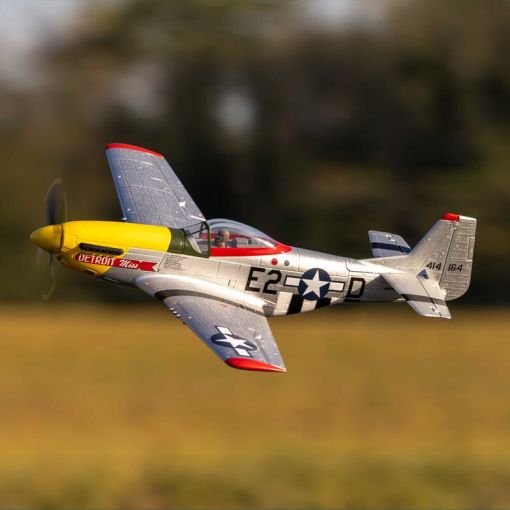 UMX P-51D Mustang ''Detroit Miss'' BNF Basic with AS3X and SAFE Select - EFLU7350
