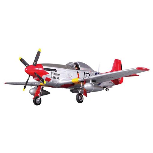 P-51D, Red Tail 1400mm, V8 PNP w/Reflex