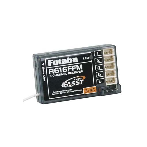 R616FFM 2.4GHZ FASST PF RX 6CH