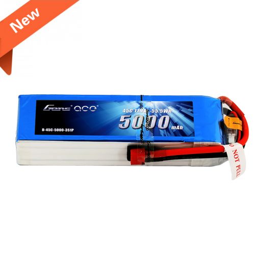5000mAh 3S1P 11.1V 45C LiPo Deans Plug Soft Case