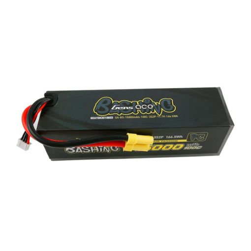 15000mAh 3S2P 11.1V 100C Bashing LiPo EC5 Plug 178x51x52mm