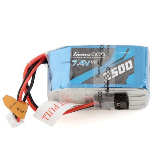 2500mAh 2S2P 7.4V RX LiPo JR-3P Plug Soft Case 57x30x30.3mm