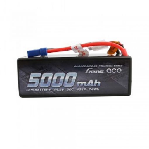 5000mAh 14.8V 50C 4S1P HardCase Lipo 14# with EC5
