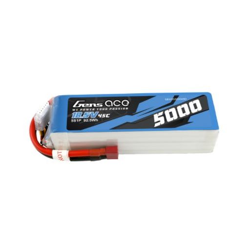 5000mAh 45C 5S 18.5V Lipo Battery Pack With Deans Plug