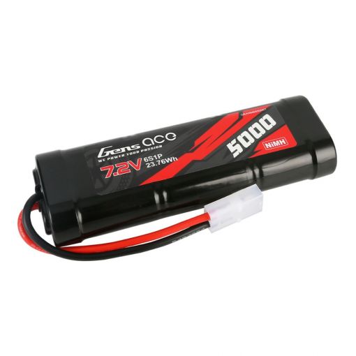 5000mAh 6 Cell 7.2V Nimh Tamiya Plug Soft Case 142x48.5x25.5mm