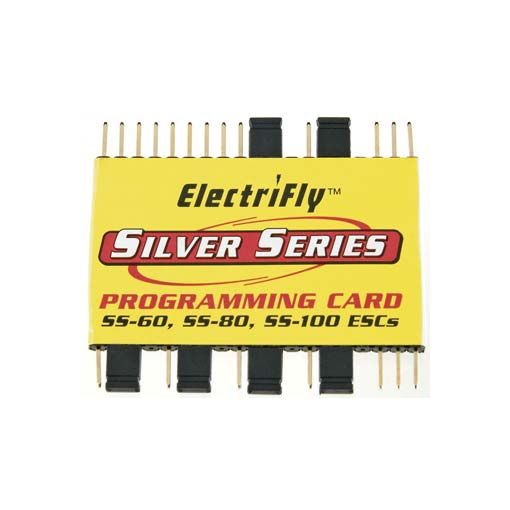 ElectriFly Silver Series Programming Card SS-60,80,100