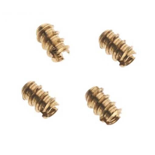 BRASS THREADED INSERT 6-32 (4)