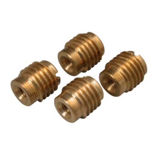 BRASS THREADED INSERT 10-32(4)