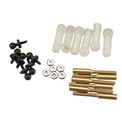 Threaded Ball Link Set 1/16" (6)