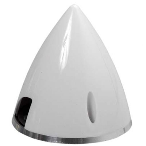 SPINNER 3-1/4" NYLON ALUM WHT