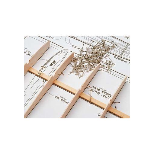 Hobbico Steel T-Pins 1-1/4" (100)