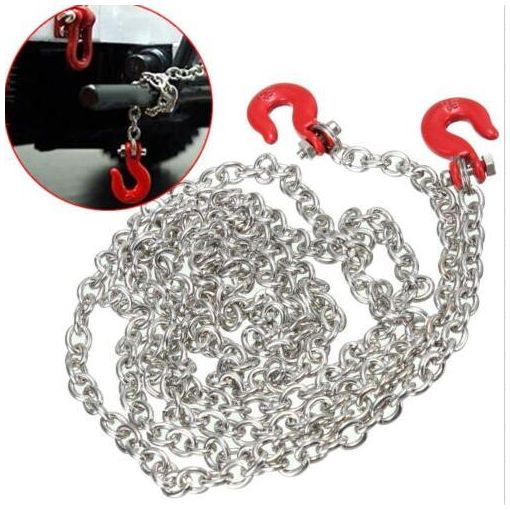1/10 Scale Metal tow chain with hooks (Length 96cm)