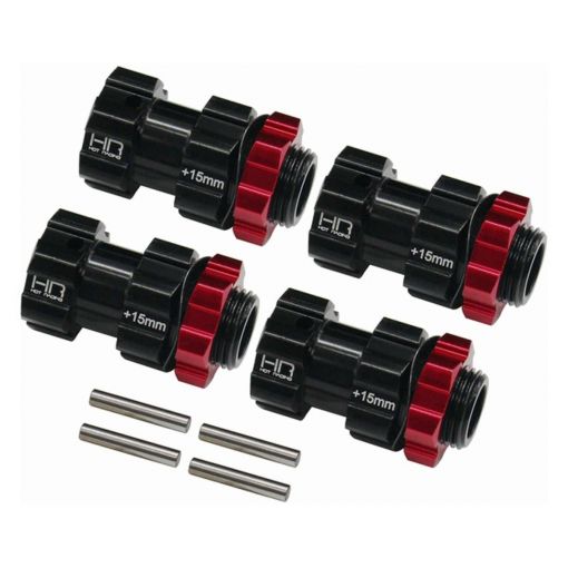 Aluminum 17mm Hex Hubs 15mm Offset Arrma 1/8 4x4 - HRAAON117X15
