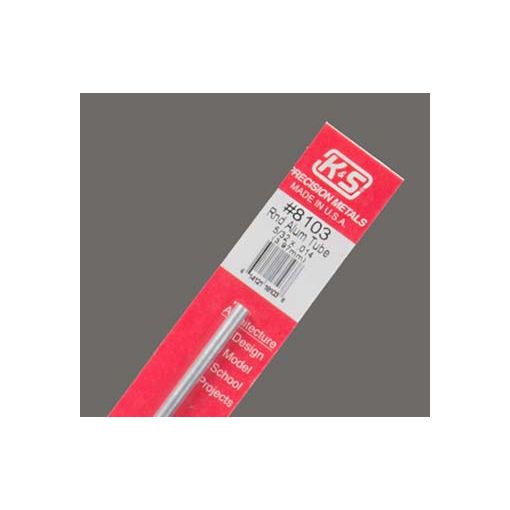 5/32\" Outside Diameter Aluminum Tube (1 pc per card)