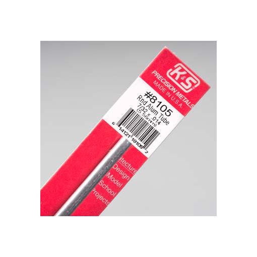7/32\" Outside Diameter Aluminum Tube (1 pc per card)