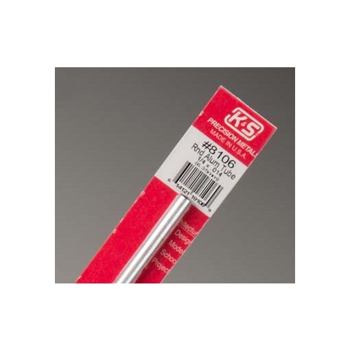 1/4\" Outside Diameter Aluminum Tube (1 pc per card)