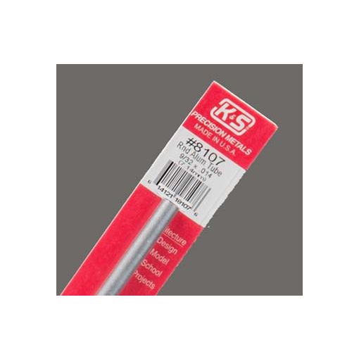 9/32\" Outside Diameter Aluminum Tube (1 pc per card)