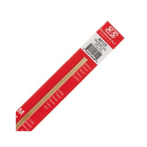 1/16\" Outside Diameter Round Brass Tube (3 pcs per card)