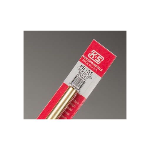 3/8\" Outside Diameter Round Brass Tube (1 pc per card)