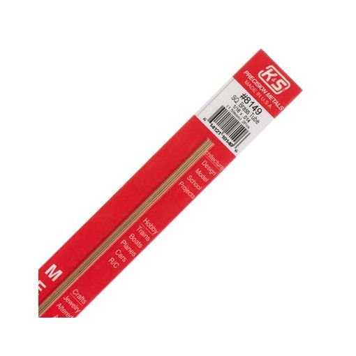 1/16\" Outside Diameter Square Brass Tube (2 pcs per card)