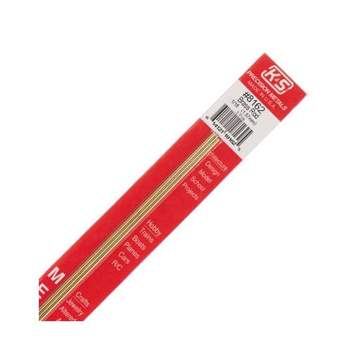 1/16\" Diameter Solid Brass Rod (3 pcs per card)