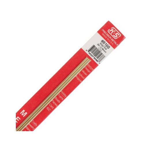 .081 Diameter Solid Brass Rod (3 pcs per card)