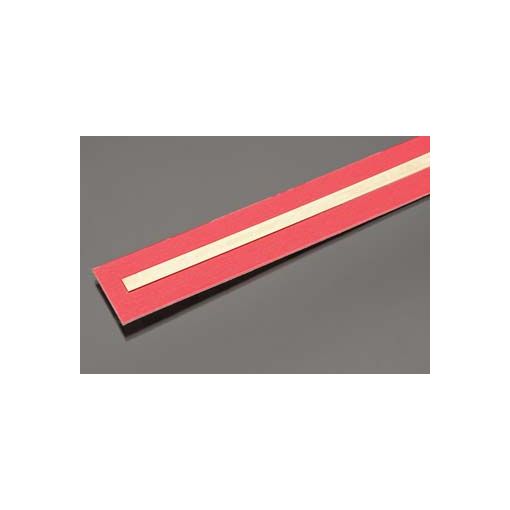 .016 x 1/4\" Brass Strip (1 pc per card)