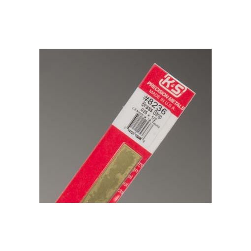 .025 x 1/2\" Brass Strip (1 pc per card)