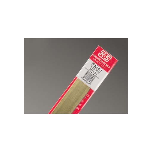 .032 x 3/4\" Brass Strip (1 pc per card)