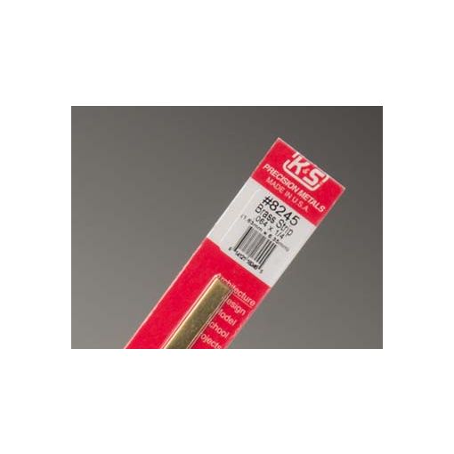 .064 x 1/4\" Brass Strip (1 pc per card)