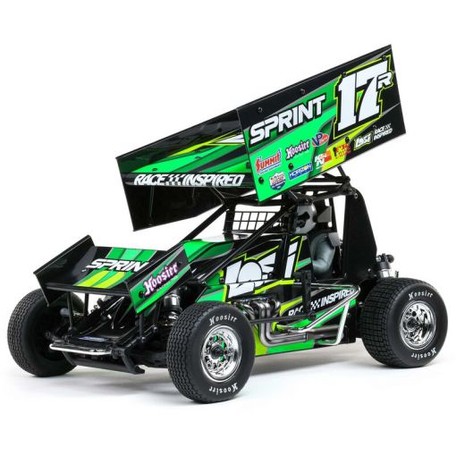 1/10 22S Sprint Car - Green - Brushless 2wd RTR - LOS-1387T2