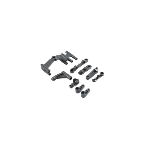 Servo Mount, Steering Servo Set Plastic: Baja Rey - LOS231008