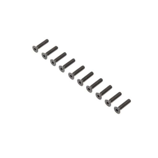 Flat Head Screws, Stl, BO, M4 x 18mm (10) - LOS255020