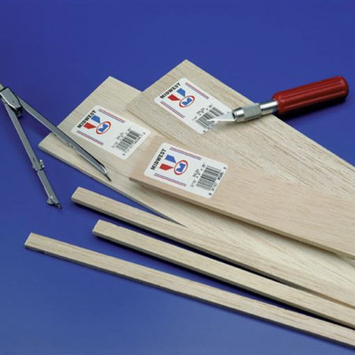 Balsa 3/16 x 3/16 x 36''