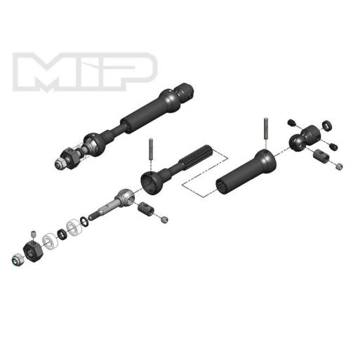 18140 - CVD Drive Kit Traxxas, Rear, 87mm to 112mm w/ 5mm Bearing