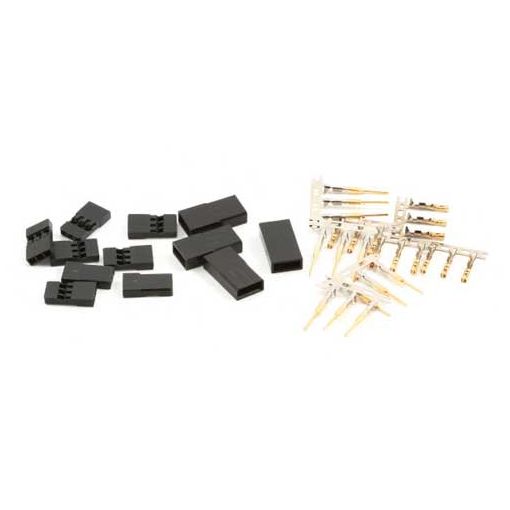 JR Style Servo Connectors (4 Pair) - PTK5009