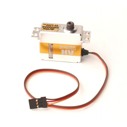 Mini Digital High Voltage Aluminum Case Servo 0.055sec / 167oz @ 7.4V - SAVSC1260MG