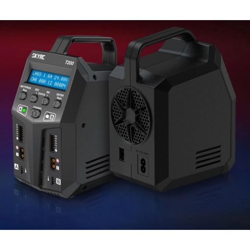 SkyRC T200 Dual Balance Charger / Discharger 100W X 2, 12A