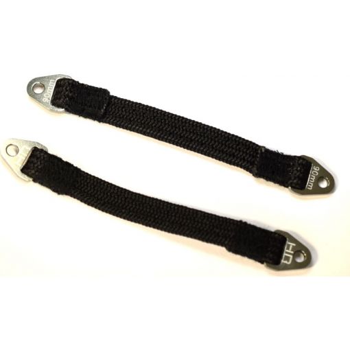 Suspension Travel Limit Straps 90mm (Gunmetal)(2)