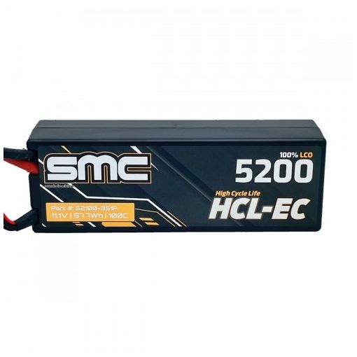 3S 5200mAH 100C Lipo HCL-EC 11.1V Hardcase - 52100-3S1P-SC5