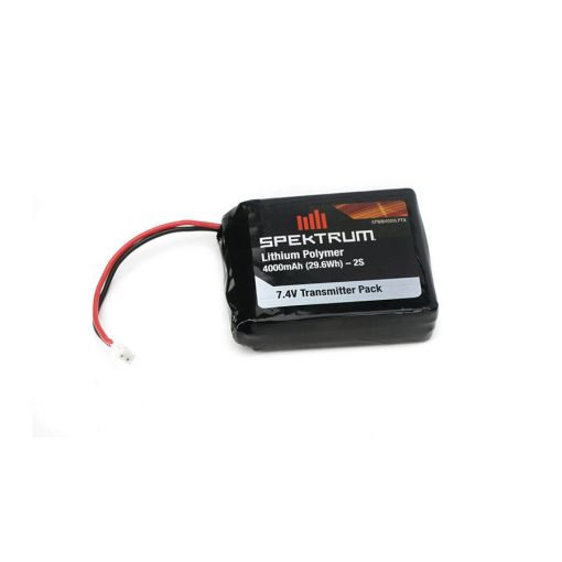 4000mAh LiPo Transmitter Battery: DX7s, DX8