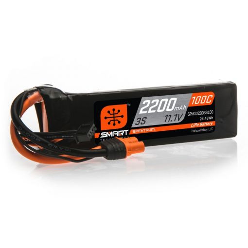 2200mAh 3S 11.1V 100C Smart LiPo Battery; IC3 - SPMX22003S100