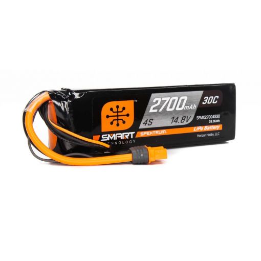 2700mAh 4S 14.8V Smart LiPo Battery 30C; IC3 - SPMX27004S30