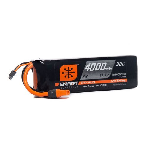 4000mAh 3S 11.1V Smart LiPo Battery 30C; IC3